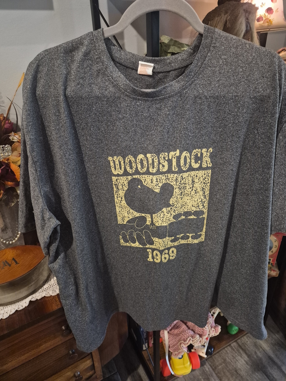 Woodstock 1969 Kids Gray Graphic Tee